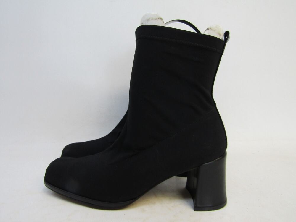 PAUL GREEN Womens Size 5 UK 7.5 US Black Zip Ankle Fashion Boots Bootie